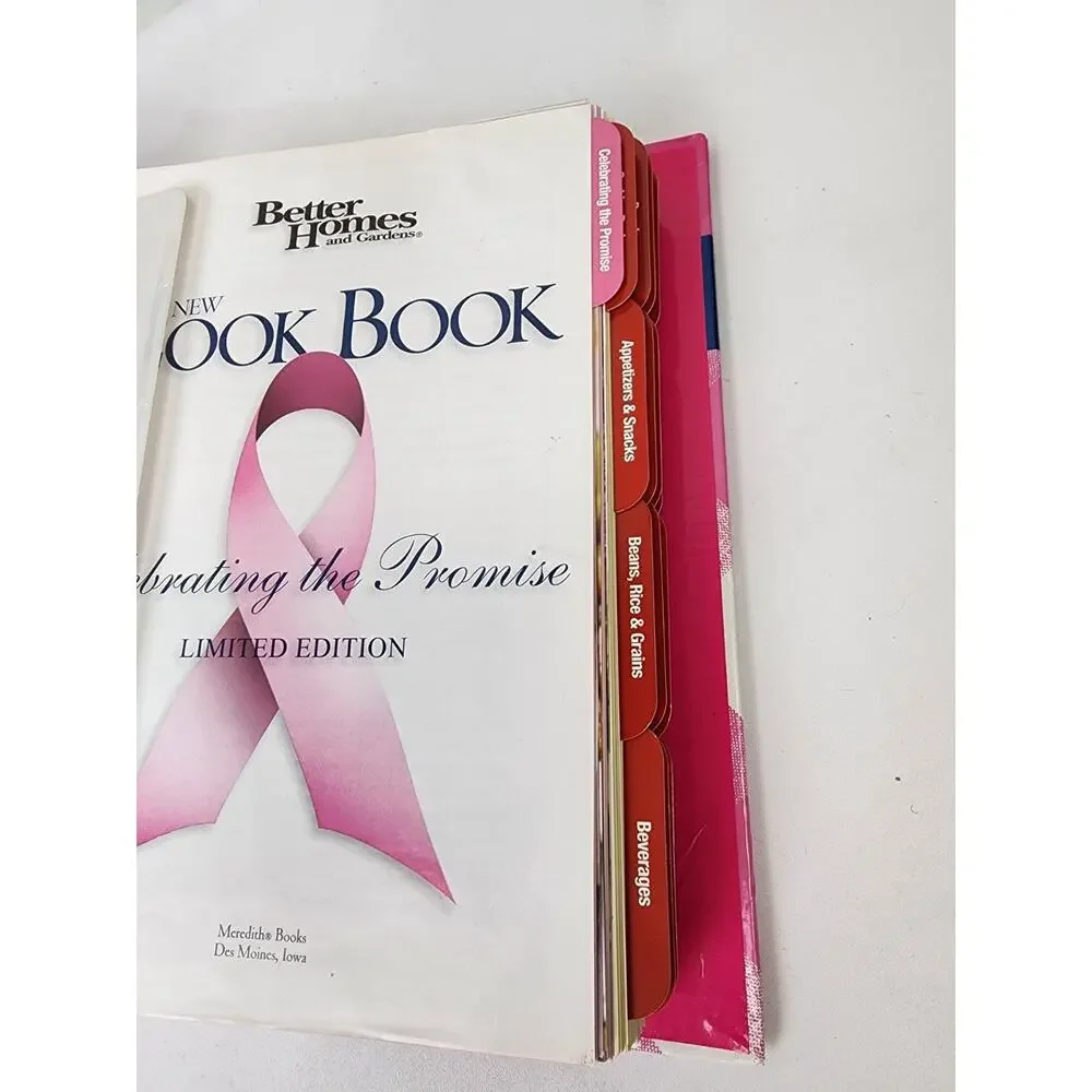 Better Homes and Gardens New Cook Book Celebrating the Promise Pink Limited Ed